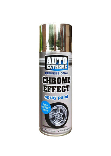 Auto Extreme AX Professional Chrome Effect Spray Paint Perfect Finish 400ml (Parcel Rate)