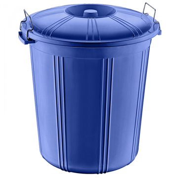 Round Bin with Lid 70 Litre Assorted Colours AK227 RB70  (Big Parcel Rate)