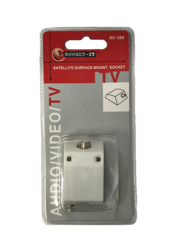 Audio / Video / TV Satellite Surface Mount Socket AV286 (Large Letter Rate)