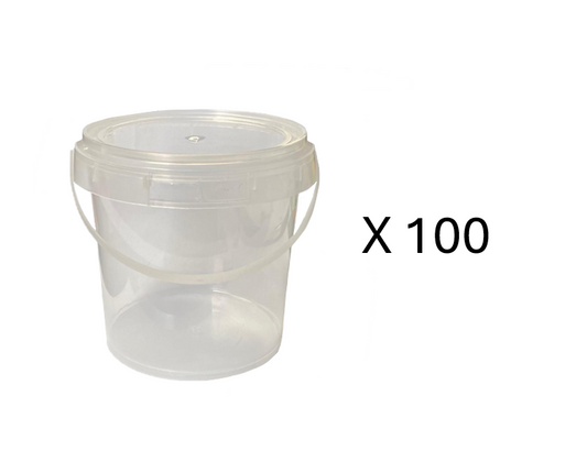 20 Litre Clear Transparent Plastic Bucket MX4046 (Big Parcel Rate) (Copy)