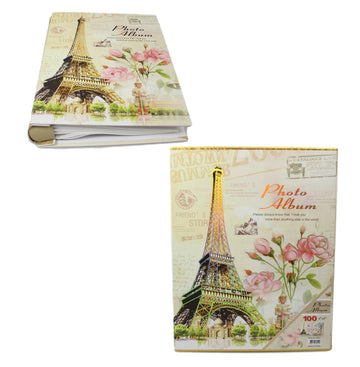 Paris Vintage Memories Wedding Birthday Photo Picture Album 4 x 6" Assorted Designs 5528 (Parcel Rate)