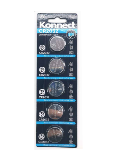 Konnect 3V Lithium Battery Long Life Remote Watch Camera Battery CR2032 A (Large Letter Rate)