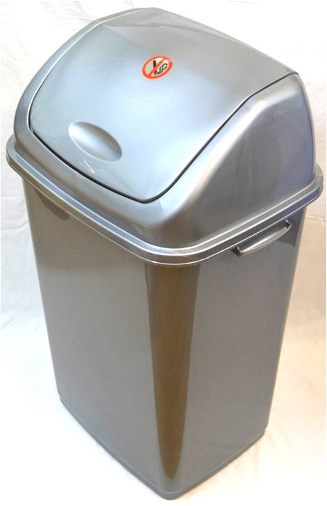 Plastic Eco Click Dustbin 30L ZP407 (Big Parcel Rate)