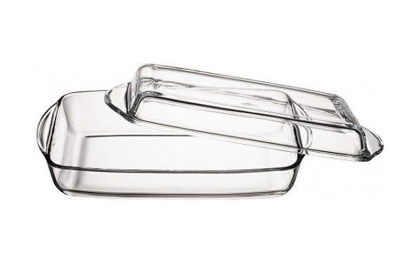 PB Borcam Glass Casserole Dish with Lid 2.75 Litre 59010 (Parcel Plus Rate)