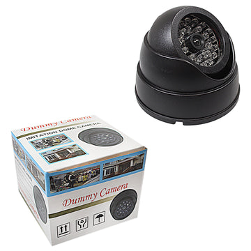 High Quality Dummy Dome Camera With Red Flashing Light 4954 (Parcel Rate)