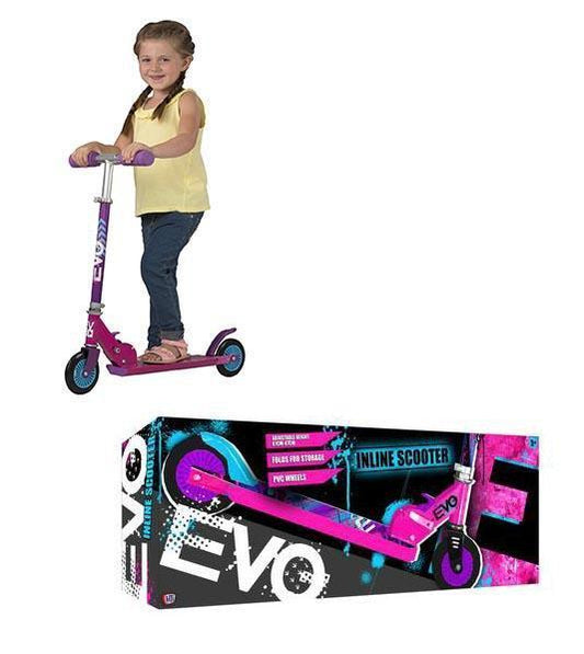 HTI Children's Evo Inline Scooter Pink 1436843 (Parcel Rate)p