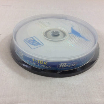 DVD-R 4.7 GB 120 Minutes 10 Pack 1186 (Parcel Rate)