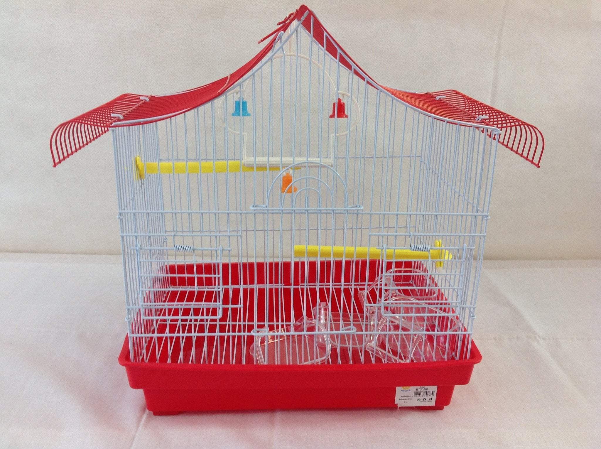 Small Metal Bird Cage Assorted Colours 0083 (Big Parcel Rate)