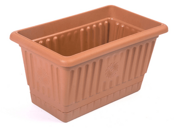 Balcony Flower Pot Container Small Plastic 17cm x 30cm H3487 (Parcel Rate)