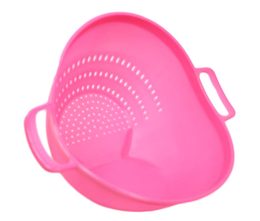 Kitchen Multipurpose Use Strainer Drainer Plastic 3 Colours 22cm x 18cm 5062 (Parcel Rate)