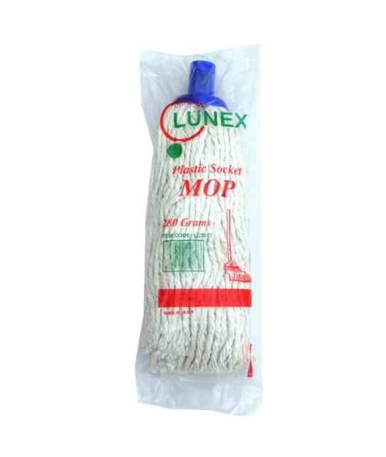 Cotton Mop Head 280g Plastic Socket LL5077 (Parcel Rate)