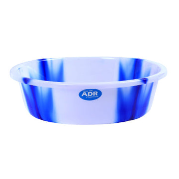 16" Plastic Washing Bowl Basin Tie Dye Print Assorted Colours MX4077 A (Big Parcel Rate)