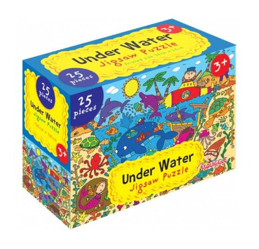 Unicorn / Underwater Jigsaw Puzzle 25 Pieces Assorted Designs P2835 (Parcel Rate)