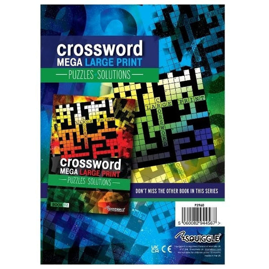 Mega Large Print Modern Crossword Book 1 P2960 (Parcel Rate)p