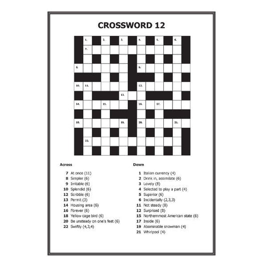 Mega Large Print Modern Crossword Book 2 P2961 (Parcel Rate)