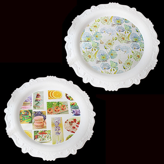 Plastic Plate  4972 (Parcel Rate)