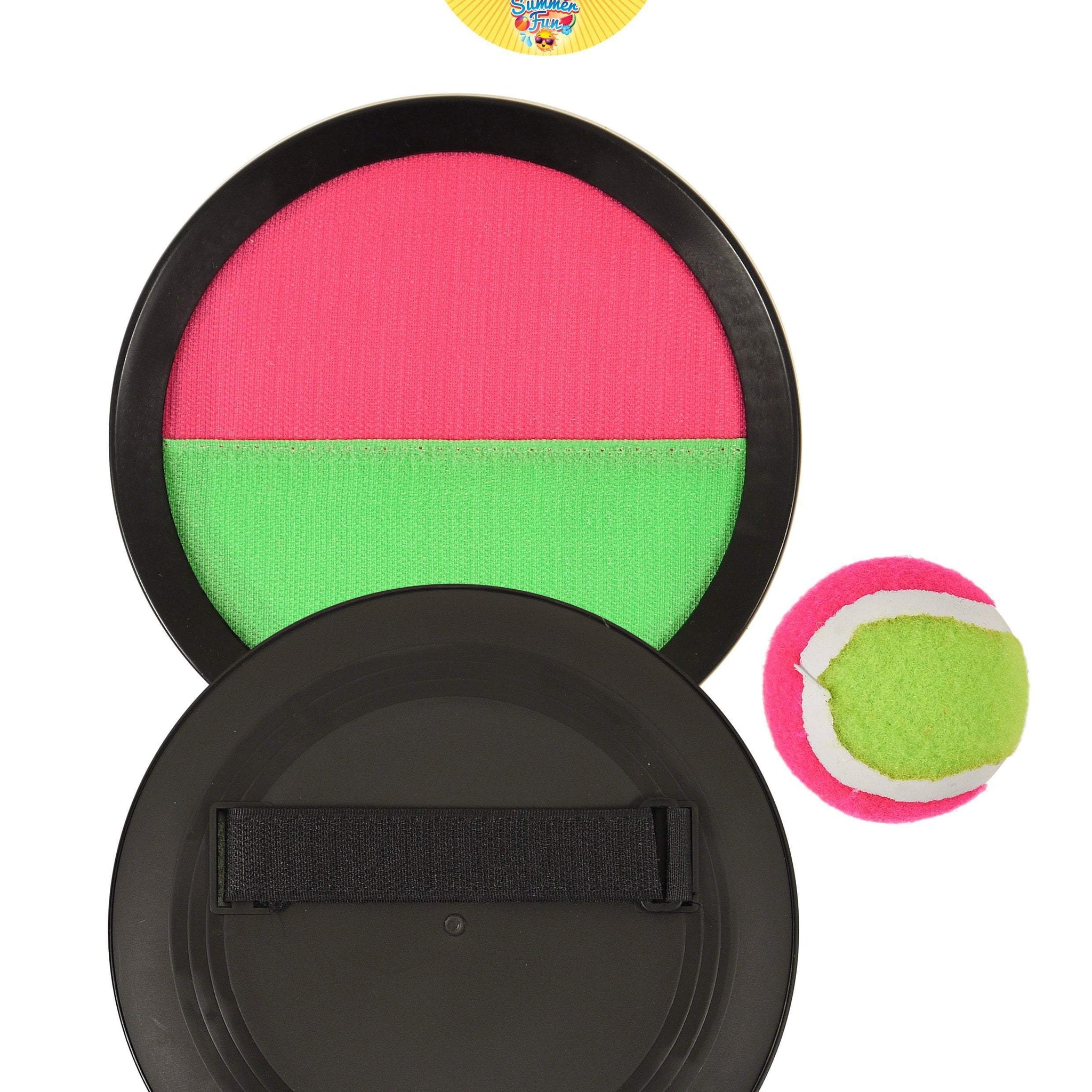 Fun Catch & Throw Ball Game Velcro Outdoor 2 Player 19cm R38087 (Parcel Rate)