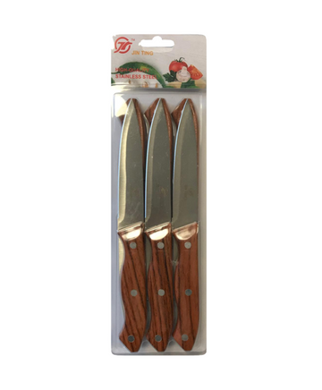 Stainless Steel Kitchen Knife 22.5 cm Pack of 6 SG9082 (Parcel Rate)