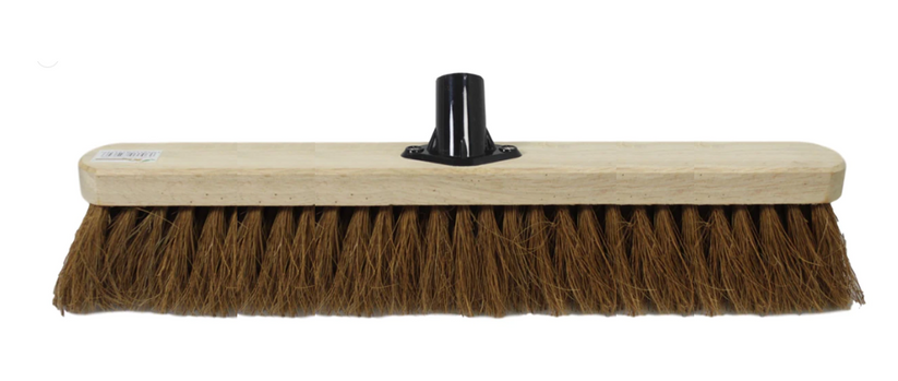 Soft Coco Garden Wooden Broom Brush Head 60 cm SK28408 (Big Parcel Rate)