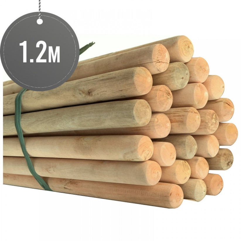 Wooden Stick for Mop / Brush Multipurpose Use 120cm WS99 (Big Parcel)