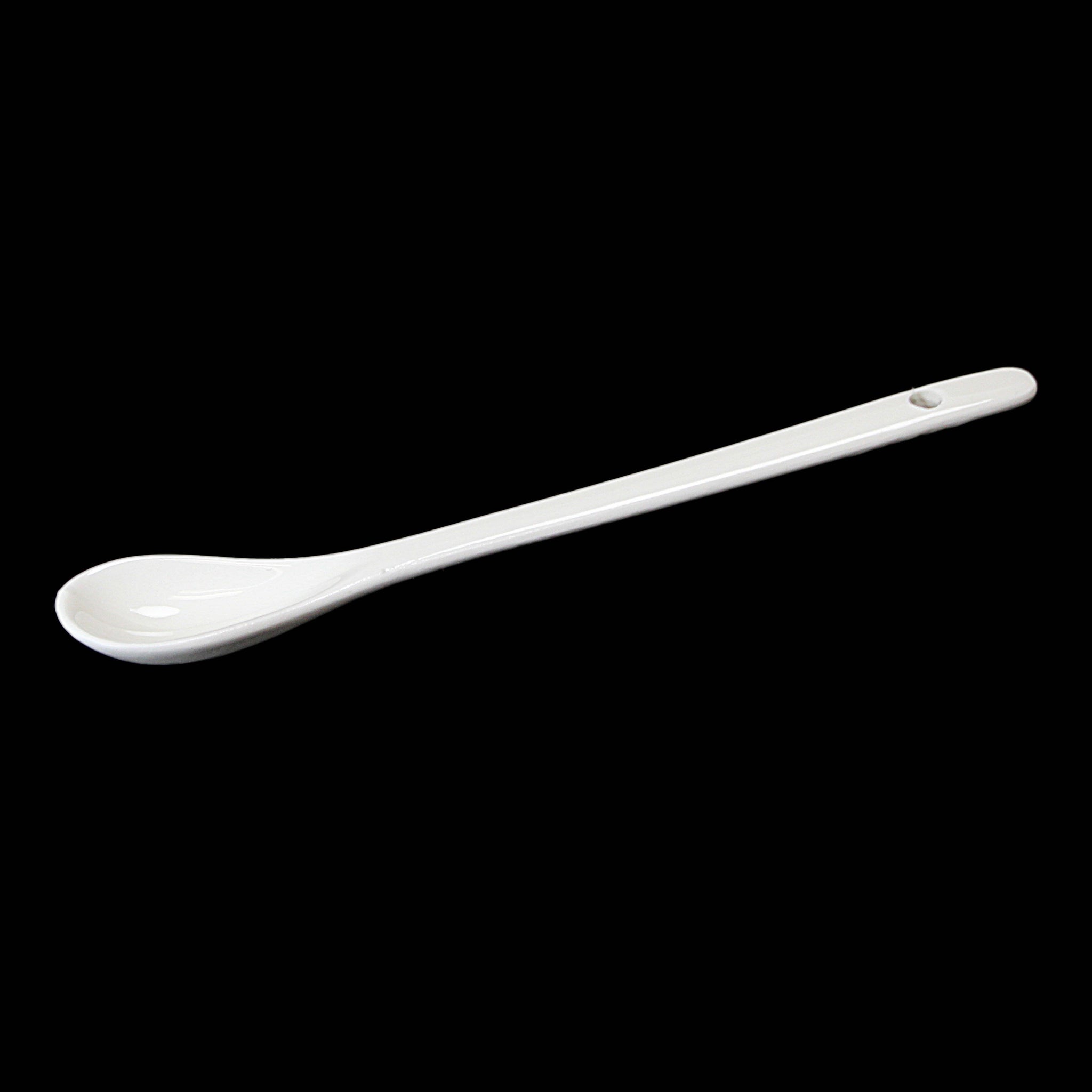 White Teaspoons 16cm Kitchen Home 4355 (Parcel Rate)p