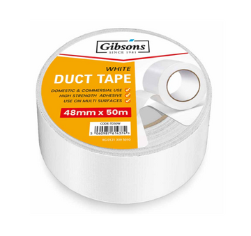 White Duct Tape 48mm x 50m TD50W (Parcel Rate)