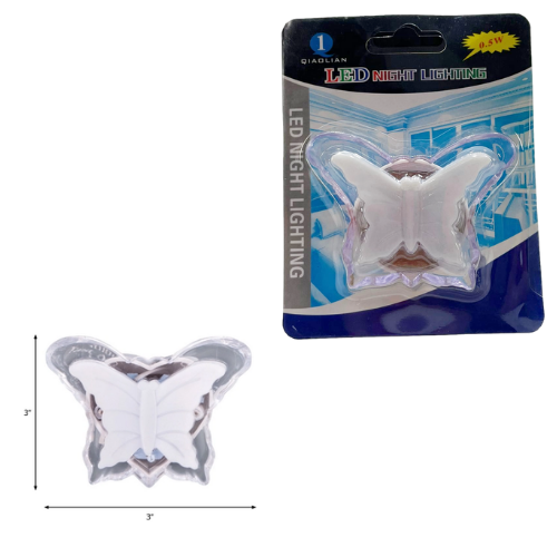 LED Plug Butterfly Light Up Night Light 2586 (Parcel Rate)