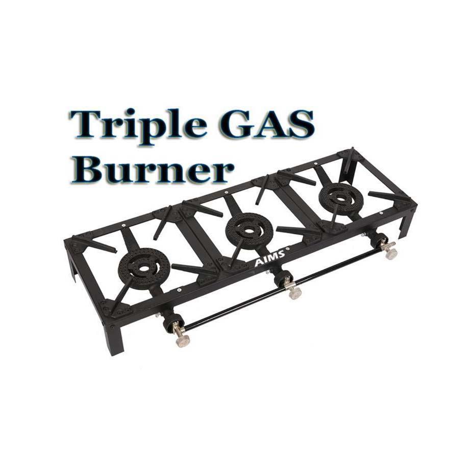 Triple Gas Burner Kitchen Outdoor Garden Camping 15kw 1818  (Big Parcel Rate)