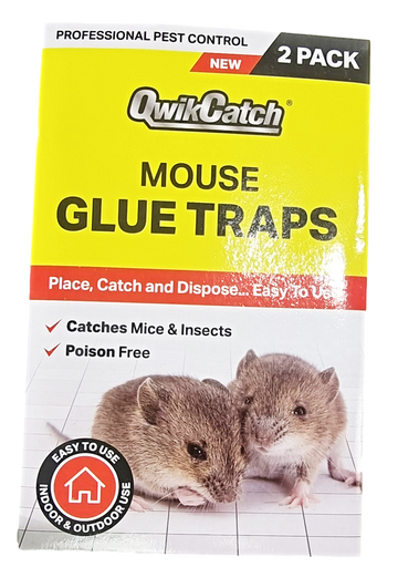 Easy To Use Poison Free Mouse Glue Traps 2 Pack TR002 (Parcel Rate)