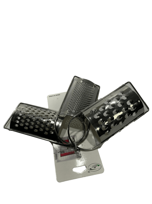 Mini Stainless Steel Cheese Grater Shredder Plane 6 x 13 cm Pack of 3 5369 / 3569 A (Parcel Rate)