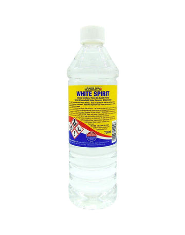 Langlow White Spirit Brush Cleaner Paint Thinning 750 ml  001046 (Parcel Rate)