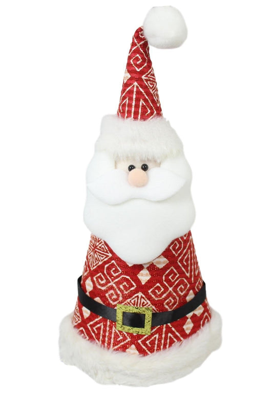 Christmas Santa Cone Decoration 30 cm Assorted Designs 5439 (Parcel Rate)