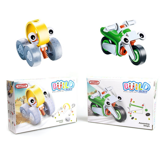 Children's Toy Build & Play Car Bike Assorted Designs 4553 (Parcel Rate)