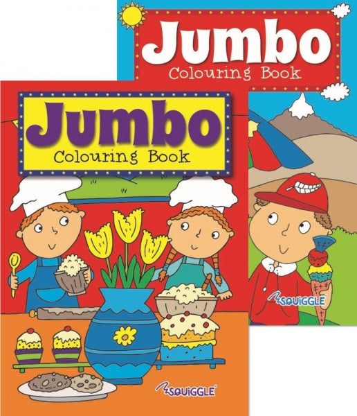 Jumbo Colouring Book Assorted Designs P2173 (Parcel Rate)