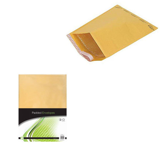 Size B Padded Envelopes  120 x 215 mm Pack of 5 P2214 (Parcel Rate)