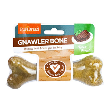 Pet Dog Treats Beef Gnawler Bone 105g 323616 (Parcel Rate)