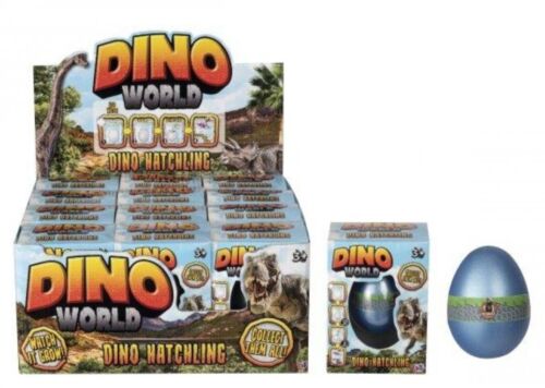 Dino World Dinosaur Egg Hatching Dinosaur Assorted Colours 1373640 (Parcel Rate)